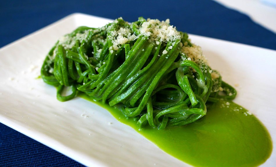 Tagliolini alla Crema di Piselli