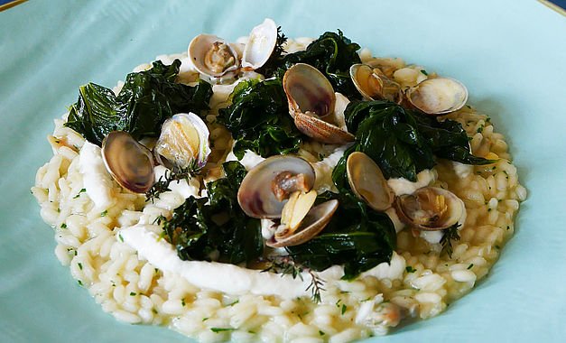 Risotto con Vongole e Cime di Rapa